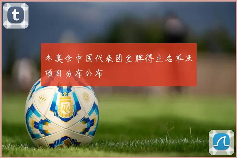 冬奥会中国代表团金牌得主名单及项目分布公布