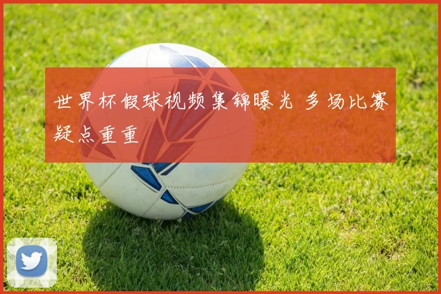 世界杯假球视频集锦曝光 多场比赛疑点重重
